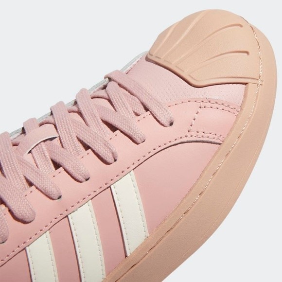 adidas Women's Sneakers in Pink and Cream - Picture 9 of 14